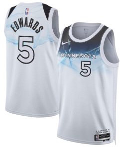 Anthony Edwards Minnesota Timberwolves Nike Unisex 2024/25 Swingman Player Jersey - City Edition - White