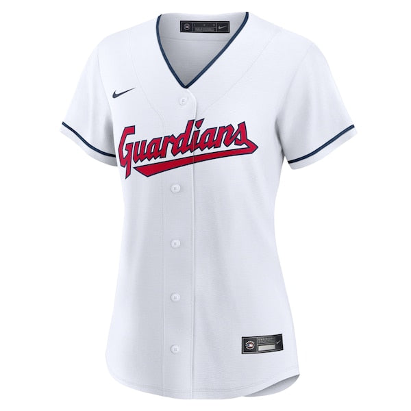 Women's Cleveland Guardians Nike Home Replica Team Jersey - White - Image 2