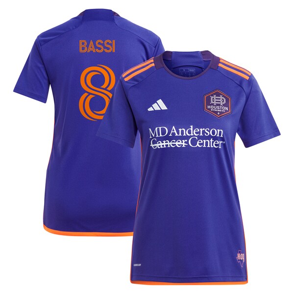 Amine Bassi Houston Dynamo FC adidas Women's 2024 Still Holdin' Replica Player Jersey?ยจC Purple