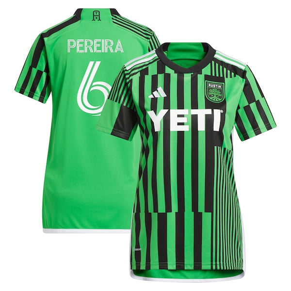 Daniel Pereira Austin FC adidas Women's 2024 Las Voces Kit Replica Player Jersey?ยจC Green