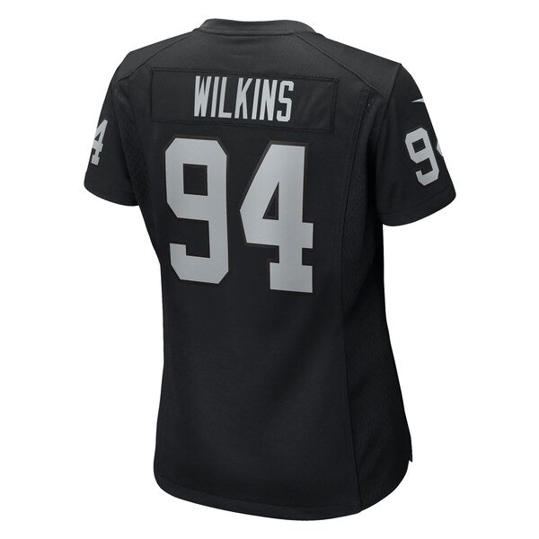 Christian Wilkins Las Vegas Raiders Nike Women's Team Game Jersey - Black - Image 3
