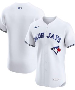 Alternative view of Toronto Blue Jays Nike Home Elite Jersey - White/Royal