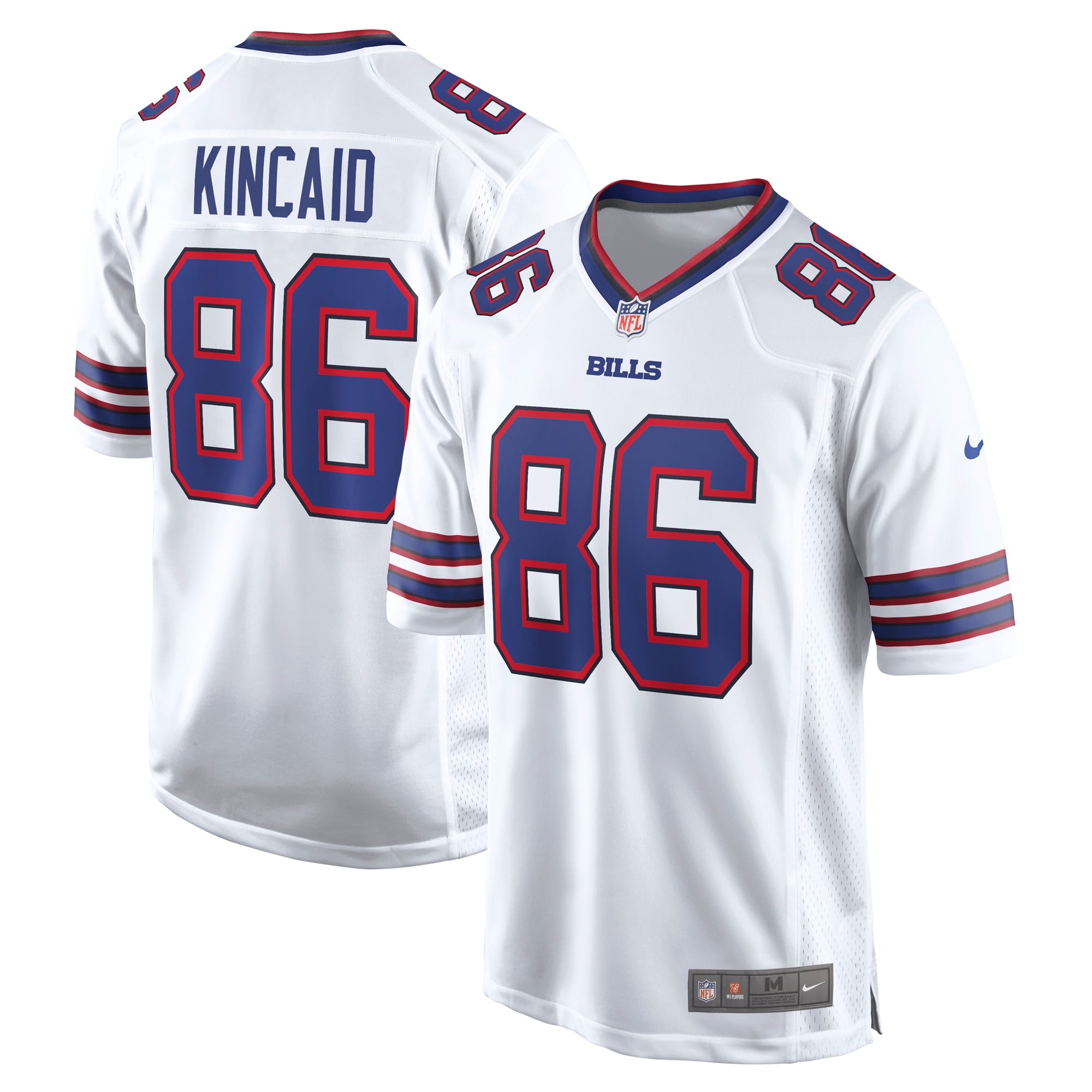 Dalton Kincaid Buffalo Bills Nike Alternate Game Jersey - Red/White - Image 5