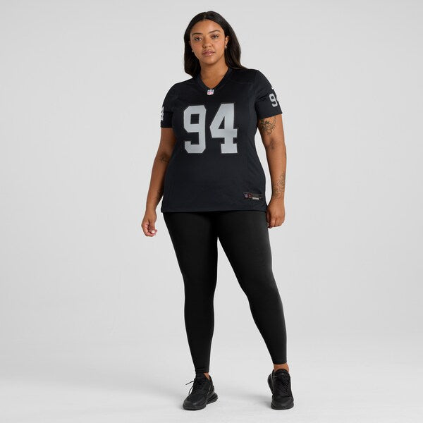 Christian Wilkins Las Vegas Raiders Nike Women's Game Jersey - Black - Image 6
