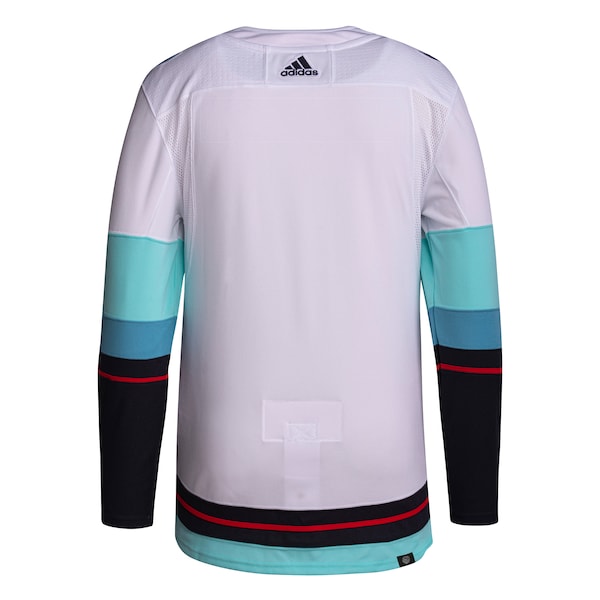 Seattle Kraken adidas Away Primegreen Authentic Jersey - White - Image 3