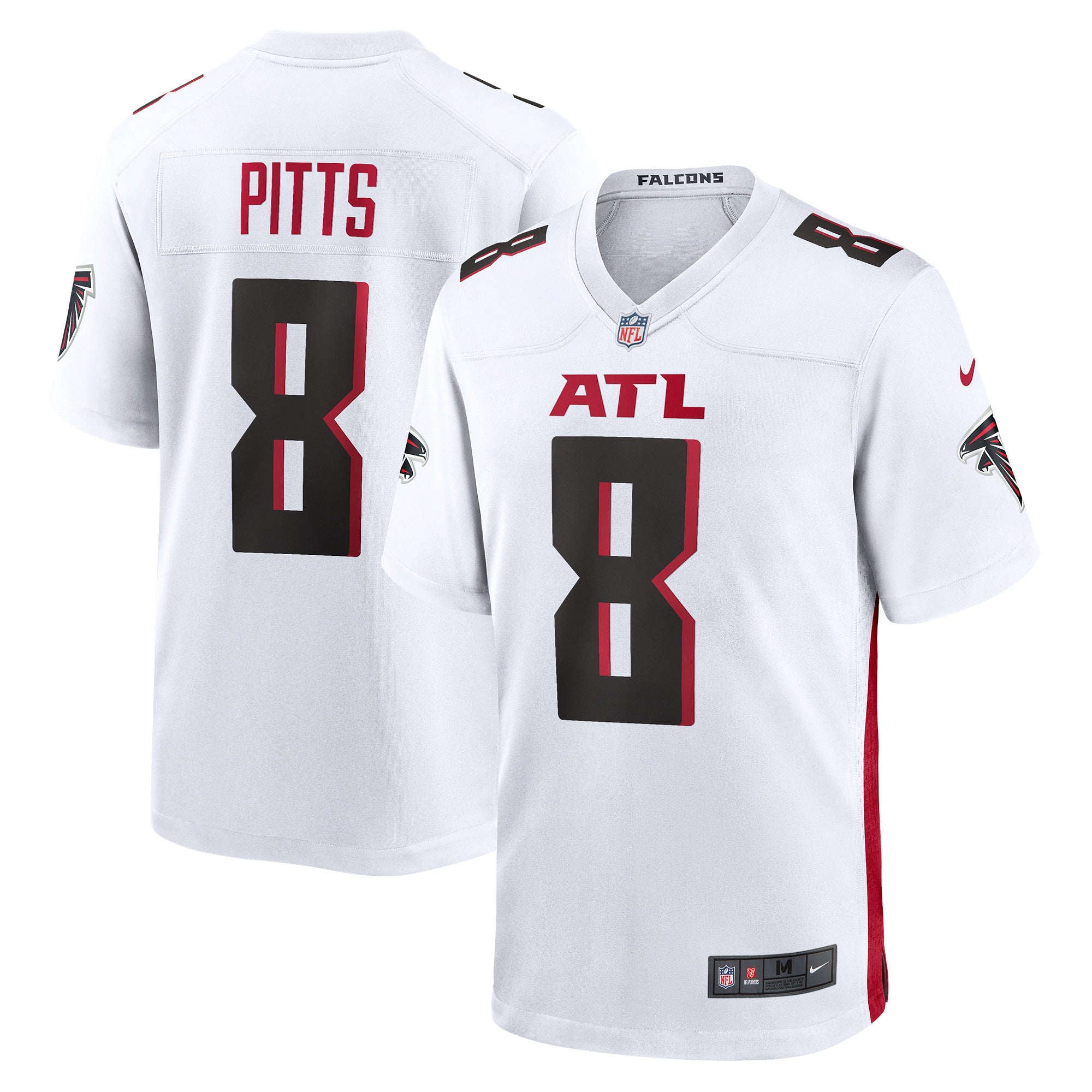Kyle Pitts Atlanta Falcons Nike Game Jersey - Black/White - Image 6