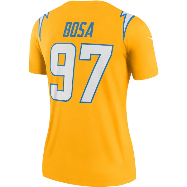 Joey Bosa Los Angeles Chargers Nike Women's Inverted Legend Jersey - Gold - Image 3