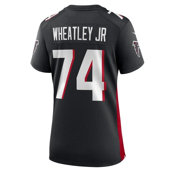 Tyrone Wheatley Jr Atlanta Falcons Nike Women's Team Game Jersey - Black - Image 3