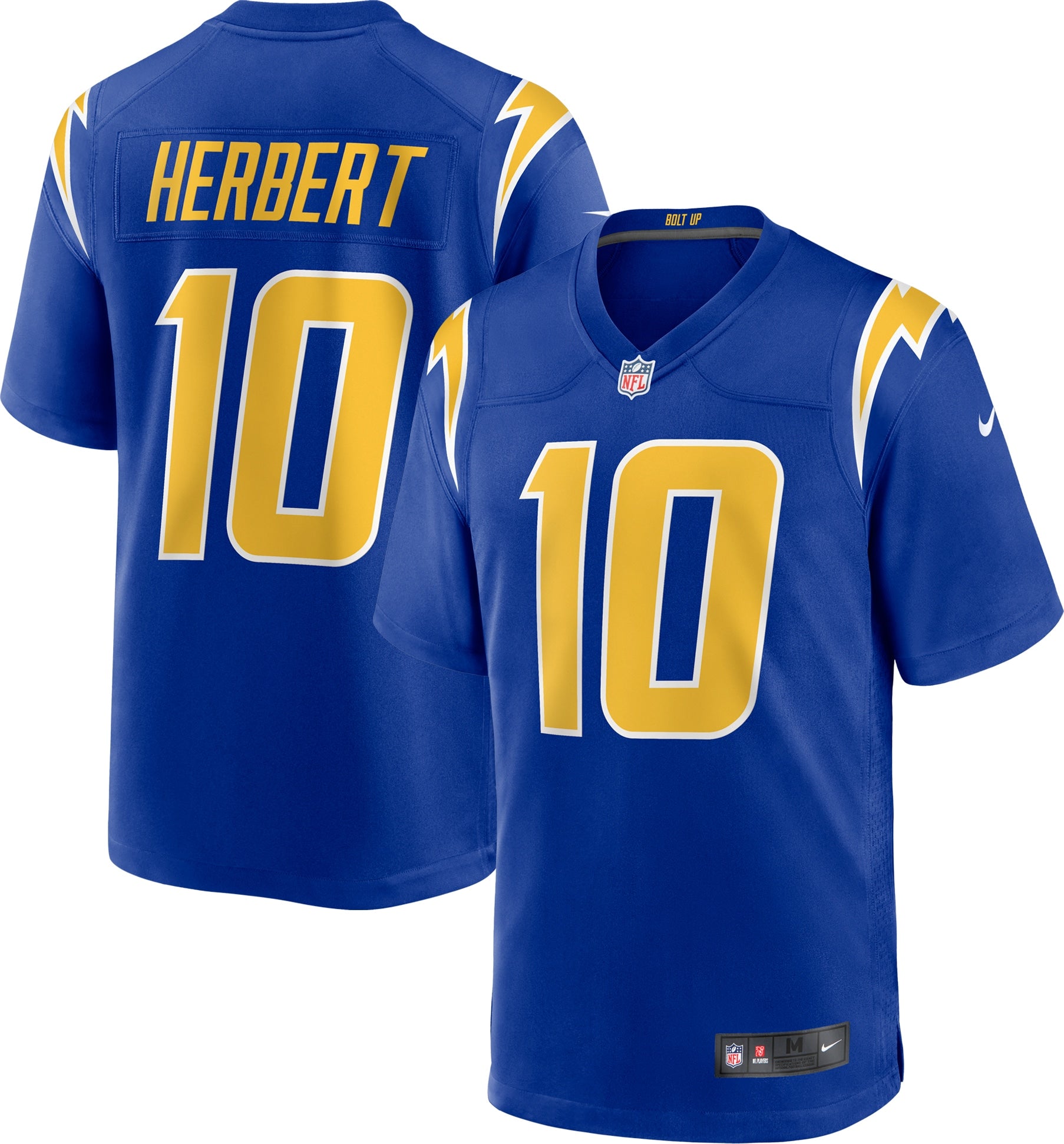 Justin Herbert Los Angeles Chargers Nike Alternate Game Jersey - Navy/Royal/White - Image 7