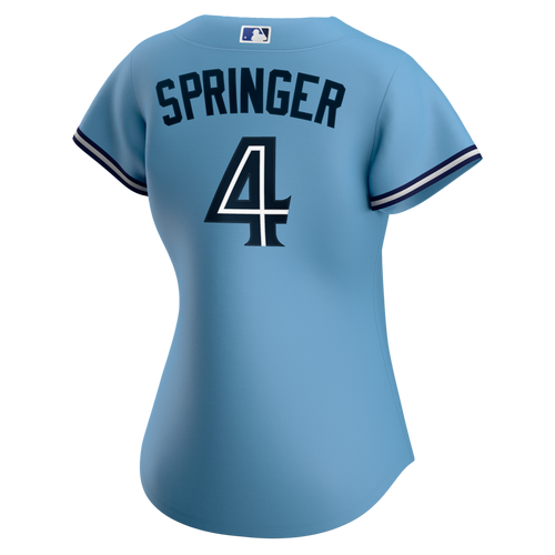 George Springer Toronto Blue Jays Nike Women's Home Replica Jersey - Light Blue - Image 3