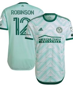 Miles Robinson Atlanta United FC adidas 2024 The Forest Kit Authentic Player Jersey - Mint