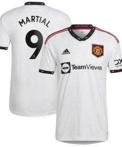 Anthony Martial Manchester United adidas 2022/23 Away Replica Player Jersey - White