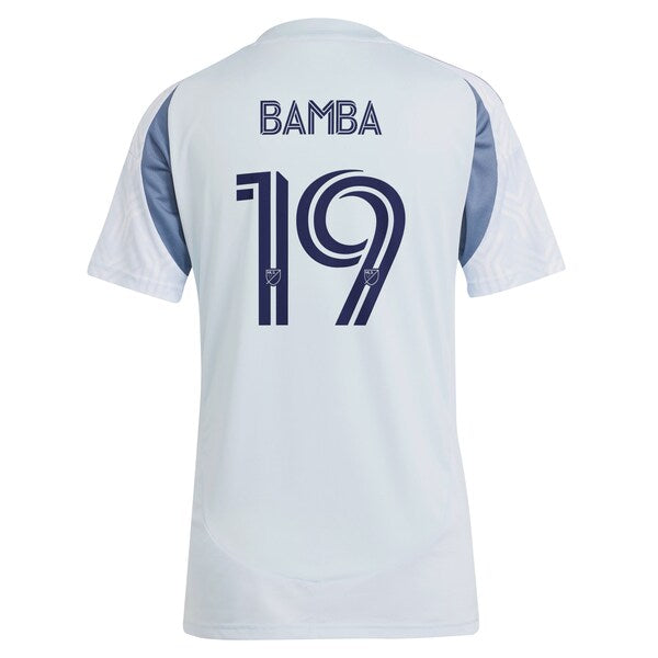Jonathan Bamba Chicago Fire adidas Women's 2025 The Municipal Kit Replica Player Jersey - Light Blue - Image 3