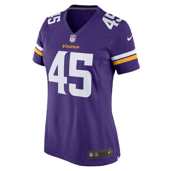 Troy Dye Minnesota Vikings Nike Women's Game Jersey - Purple - Image 2