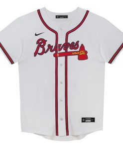 Alternative view of Ronald Acu?a Jr. Atlanta Braves Nike Preschool Home Replica 2.0 Player Jersey - White