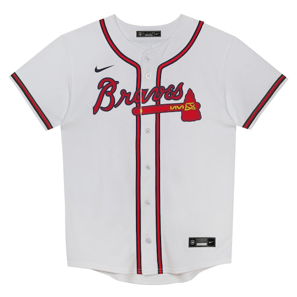 Ronald Acu?a Jr. Atlanta Braves Nike Preschool Home Replica 2.0 Player Jersey - White - Image 2