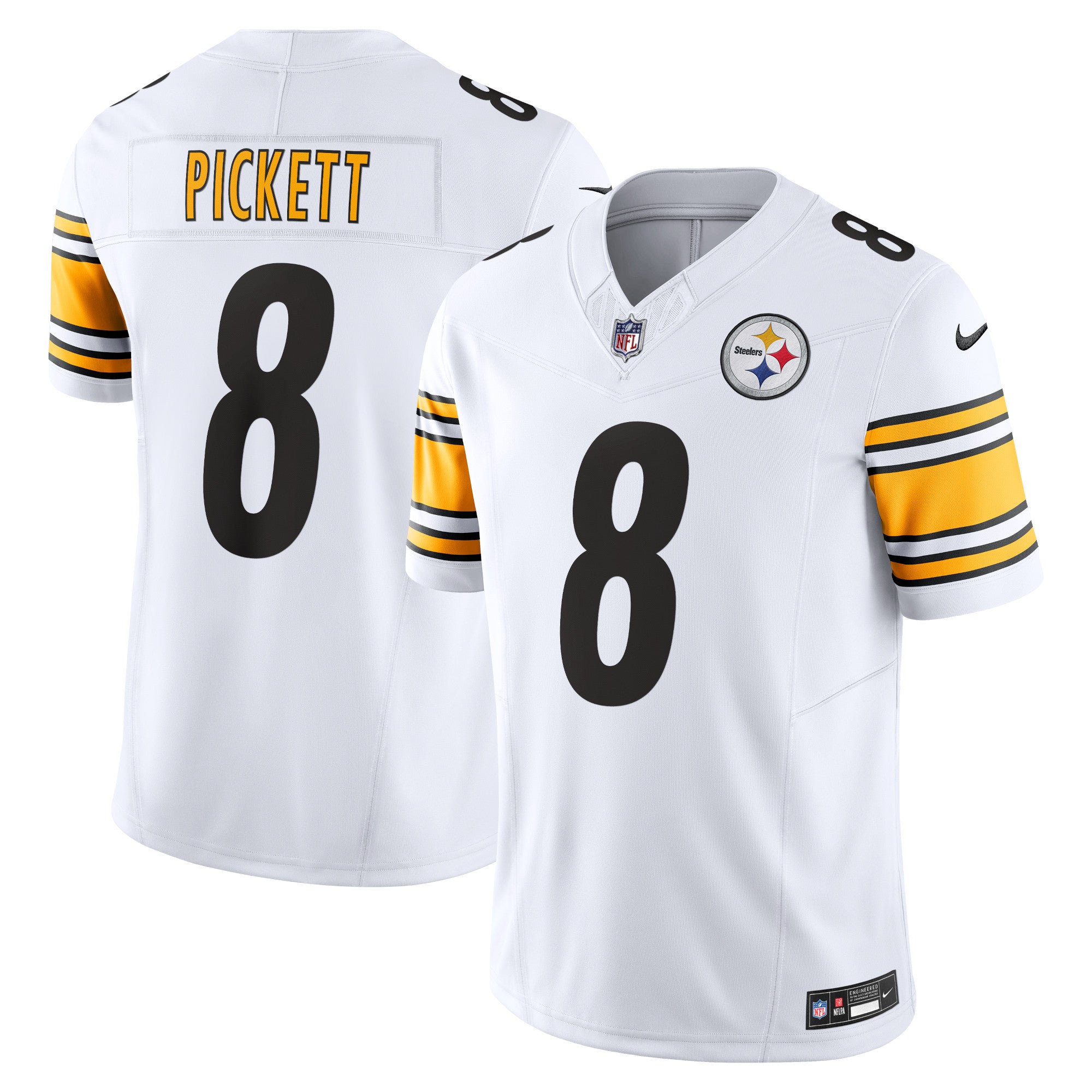 Kenny Pickett Pittsburgh Steelers Nike Vapor F.U.S.E. Limited Jersey - Black/White - Image 5