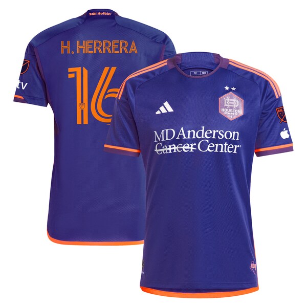 H¨¦ctor Herrera Houston Dynamo FC adidas 2024 Still Holdin' Authentic Player Jersey?¨C Purple