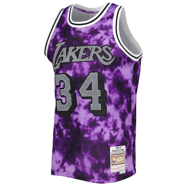 Shaquille O'Neal Los Angeles Lakers 1996/97 Galaxy Swingman Jersey - Purple - Image 2