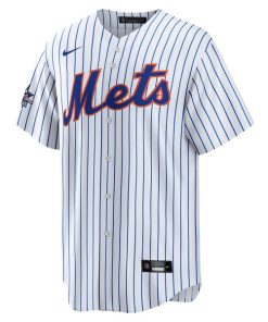 Alternative view of New York Mets Nike 2025 MLB All-Star Game Home Replica Jersey - White