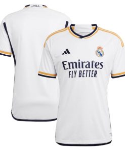 Los Merengues adidas 2023/24 Home Replica Jersey - White