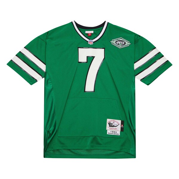 Boomer Esiason New York Jets 1993 Authentic Throwback Retired Player Pocket Jersey - Kelly Green - Image 3