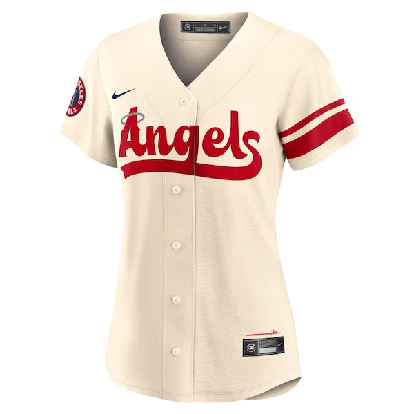 Anthony Rendon Los Angeles Angels Nike Women's 2022 City Connect Replica Player Jersey - Cream - Image 2