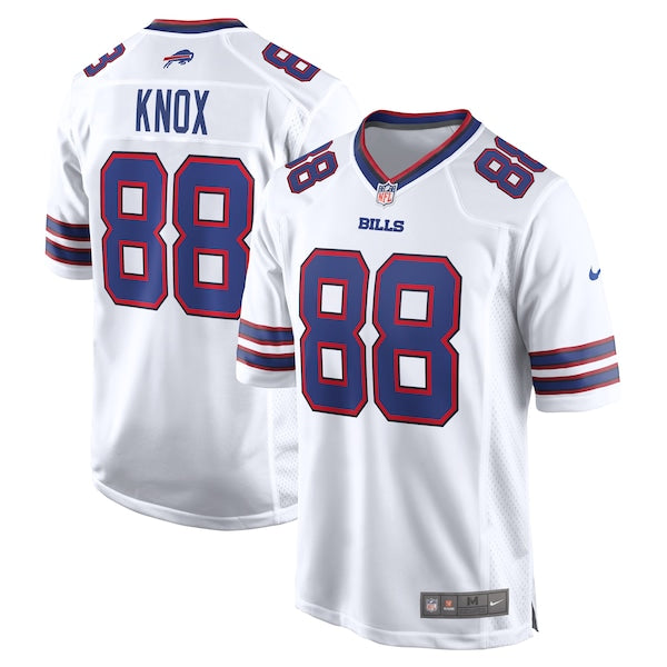 Dawson Knox Buffalo Bills Nike Away Game Player Jersey - White/Royal - Image 2