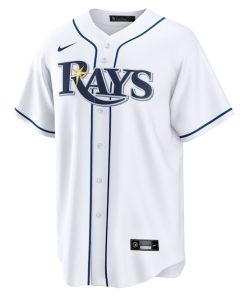 Alternative view of Tampa Bay Rays Nike Youth Home Replica 2.0 Jersey - White