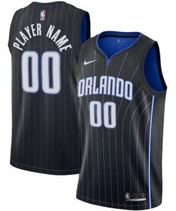 Orlando Magic Nike 2020/21 Swingman Custom Jersey - Icon Edition - Black/White