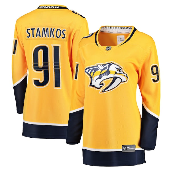 Steven Stamkos Nashville Predators Women's Home Premier Breakaway Player Jersey - Gold