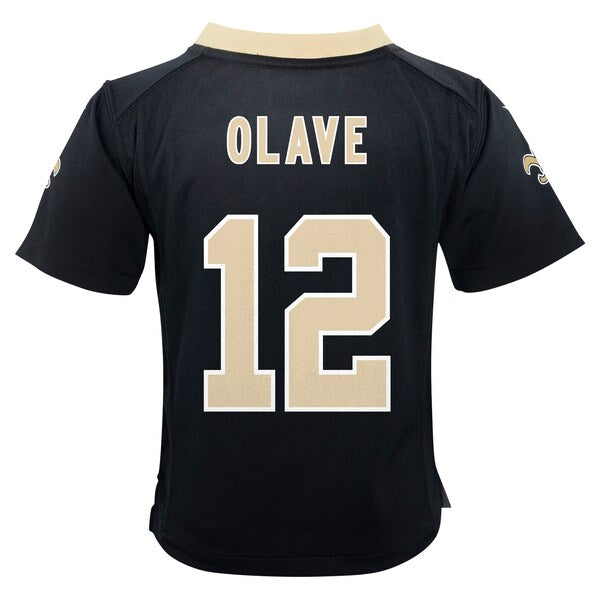 Chris Olave New Orleans Saints Nike Toddler Game Jersey - Black - Image 3