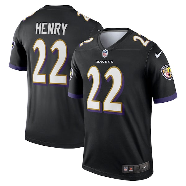 Derrick Henry Baltimore Ravens Nike Alternate Legend Jersey - Black/Purple - Image 6