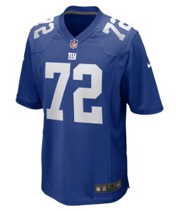 Alternative view of Jermaine Eluemunor New York Giants Nike Team Game Jersey -  Royal
