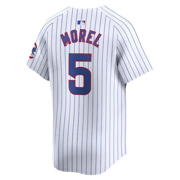 Christopher Morel Chicago Cubs Nike Home Limited Player Jersey - White - Image 3