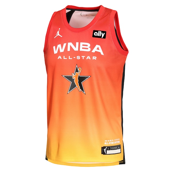Caitlin Clark Jordan Brand Youth 2025 WNBA All-Star Game Explorer Edition Victory Player Jersey - Orange - Image 2