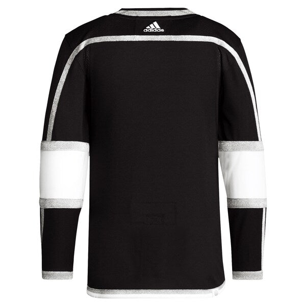 Los Angeles Kings adidas Men's Home Primegreen Authentic Blank Jersey - Black - Image 3