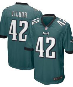 Kindle Vildor Philadelphia Eagles Nike  Game Jersey - Midnight Green
