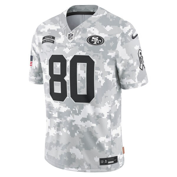 Jerry Rice San Francisco 49ers Nike 2024 Salute to Service Retired Player Limited Jersey - Arctic Camo - Image 2