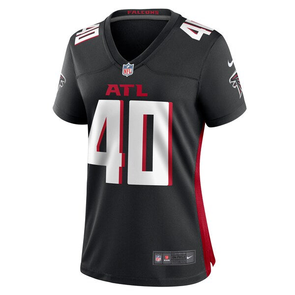 JD Bertrand Atlanta Falcons Nike Women's Game Jersey - Black - Image 3