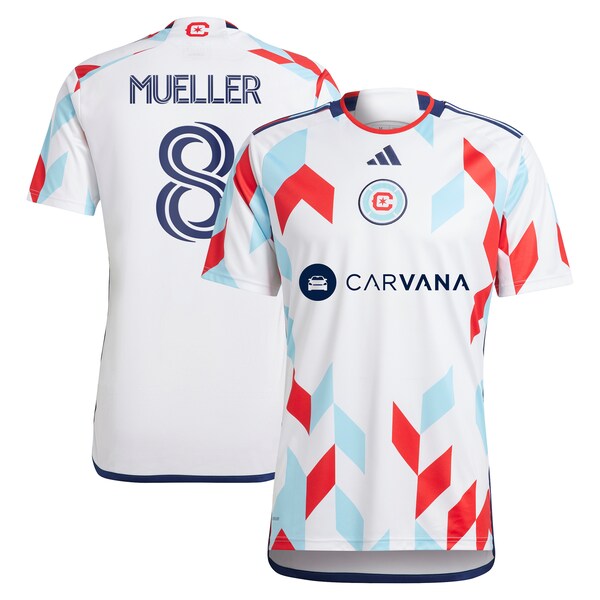 Chris Mueller Chicago Fire adidas 2024 A Kit For All Replica Player Jersey?ยจC White