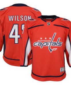 Tom Wilson Washington Capitals Youth 2022/23 Premier Player Jersey - Red/Navy