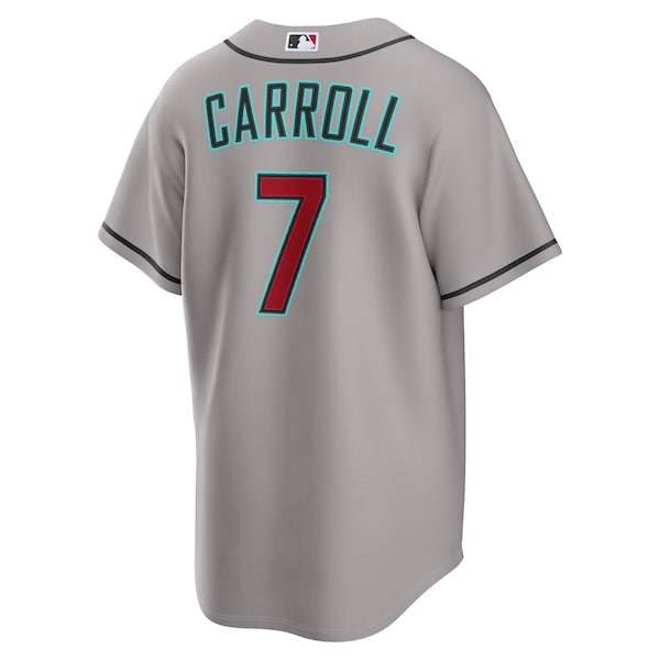 Corbin Carroll Arizona Diamondbacks Nike Road Replica Jersey - Gray/Black/Crimson - Image 8