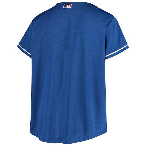 Los Angeles Dodgers Women's Plus Size Sanitized Replica Team Jersey - Royal - Image 5