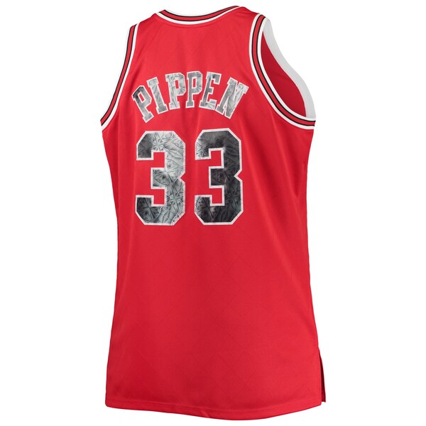 Scottie Pippen Chicago Bulls Big & Tall 1997/98 NBA 75th Anniversary Diamond Swingman Jersey - Red - Image 3