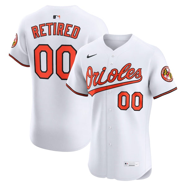 Baltimore Orioles Nike Home Elite Pick-A-Player Retired Roster Jersey - White