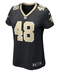 Alternative view of J.T. Gray New Orleans Saints Nike Women's Game Jersey - Black