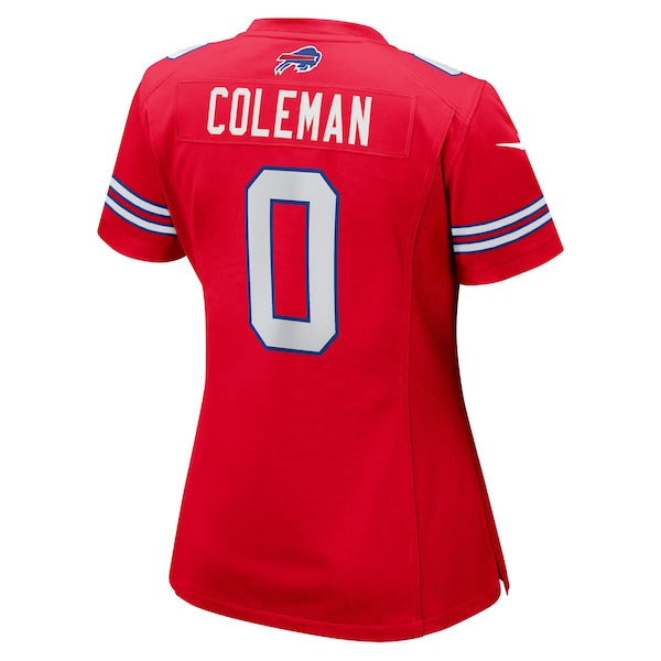 Keon Coleman Buffalo Bills Nike Women's Alternate Game Jersey - Red/Royal - Image 4