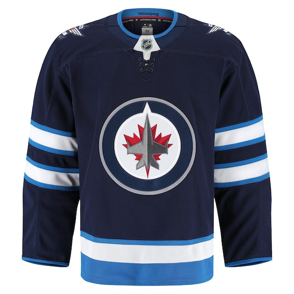 Winnipeg Jets Home Authentic Pro Jersey - Navy - Image 2