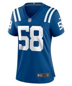 Alternative view of Austin Ajiake Indianapolis Colts Nike Women's Game Jersey -  Royal
